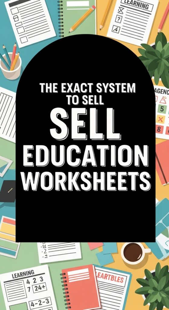 Pinterest marketing strategy for teachers selling digital products on TPT, flat lay with laptop and planner