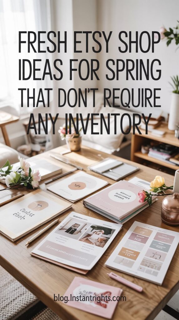 Fresh spring Etsy digital product ideas — earn passive income this season